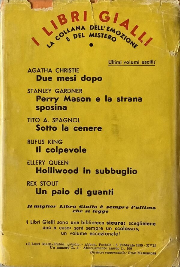 Erle Stanley Gardner - Perry Mason e gli occhi di vetro [Mondadori, 1939]