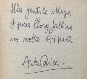 /Autografo) Anto Ricci - Il vento e la quercia   [Gastaldi, 1954] - immagine 2