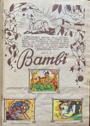 Walt Disney - Bambi. Album figurine completo   [Edizioni Lampo, 1951] - immagine 3