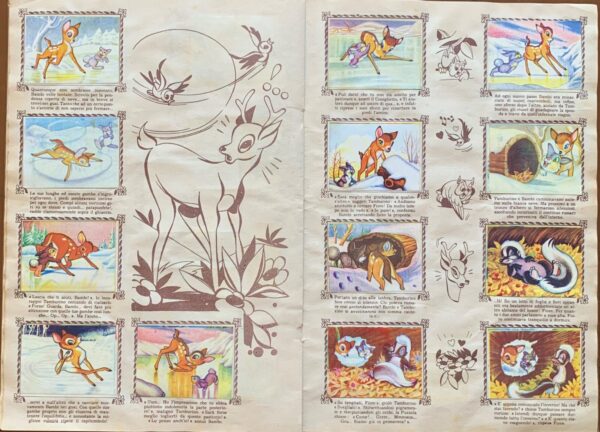 Walt Disney - Bambi. Album figurine completo   [Edizioni Lampo, 1951]