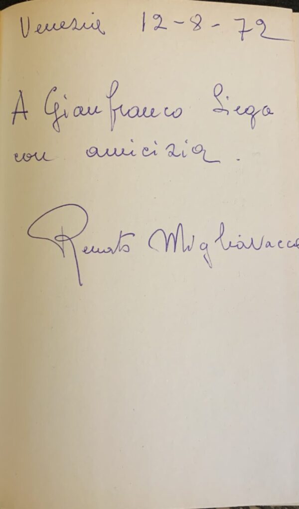 (Autografo) Renato Migliavacca - Ventiquattr'ore a Tobruk  [Longanesi, 1972]