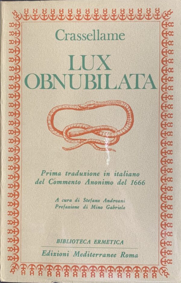 Fra' Marcantonio Crasellame Chinese - Lux obnubilata   [Edizioni Mediterranee, 1980]