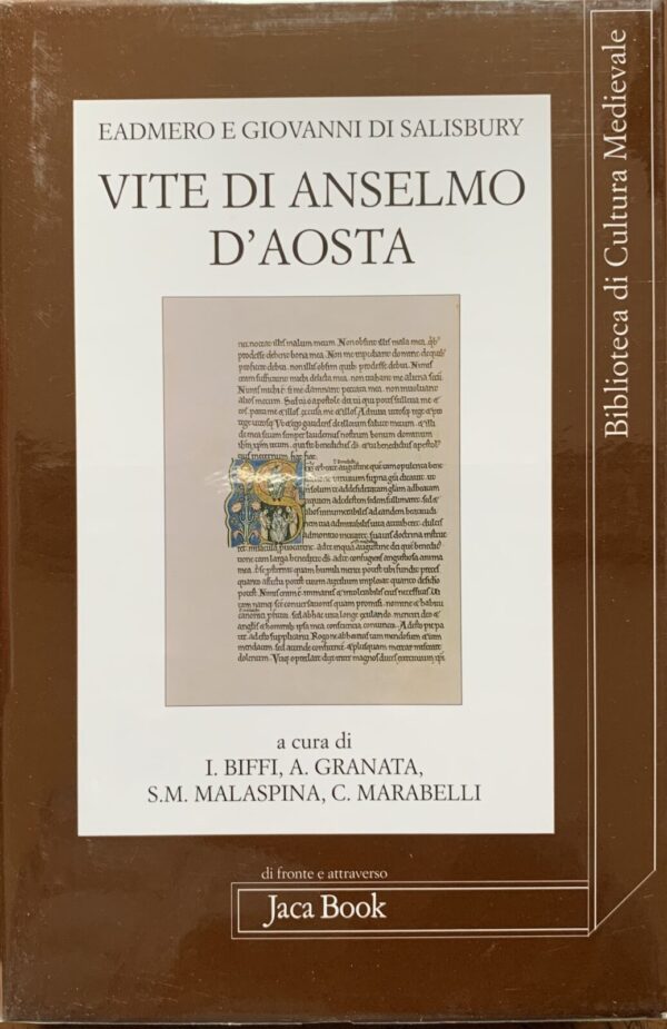 Eadmero e Giovanni di Salisbury - Vite di Anselmo d'Aosta   [Jaca Book, 2009]