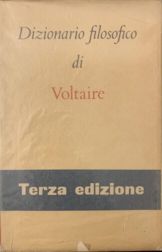Voltaire - Dizionario filosofico *I Millenni*   [Einaudi, 1959]