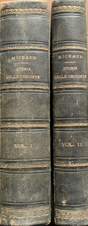 Giuseppe Francesco Michaud - Storia delle crociate. 2 volumi   [Vincenzo Batelli e Compagni Firenze, 1842-1845] - immagine 4