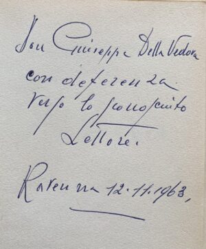 (Autografo) Giuseppe Della Vedova - Arco di luce   [Gastaldi, 1963] - immagine 2