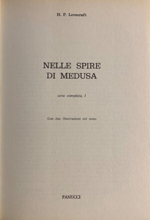 H. P. Lovecraft - Nelle spire di Medusa [Fanucci, 1976] - immagine 4