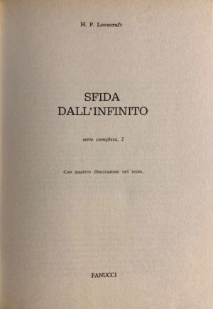 H. P. Lovecraft - Sfida dall'infinito [Fanucci, 1976] - immagine 4