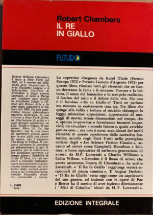 Robert Chambers - Il Re in giallo [Fanucci, 1975] - immagine 3