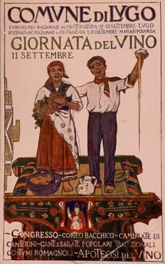 Cartolina d'epoca - Congresso Nazionale di Frutticoltura Lugo 1927