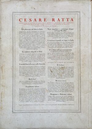 Cesare Ratta - L'arte della litografia in Italia   [Ratta Editore Bologna, 1929] - immagine 2
