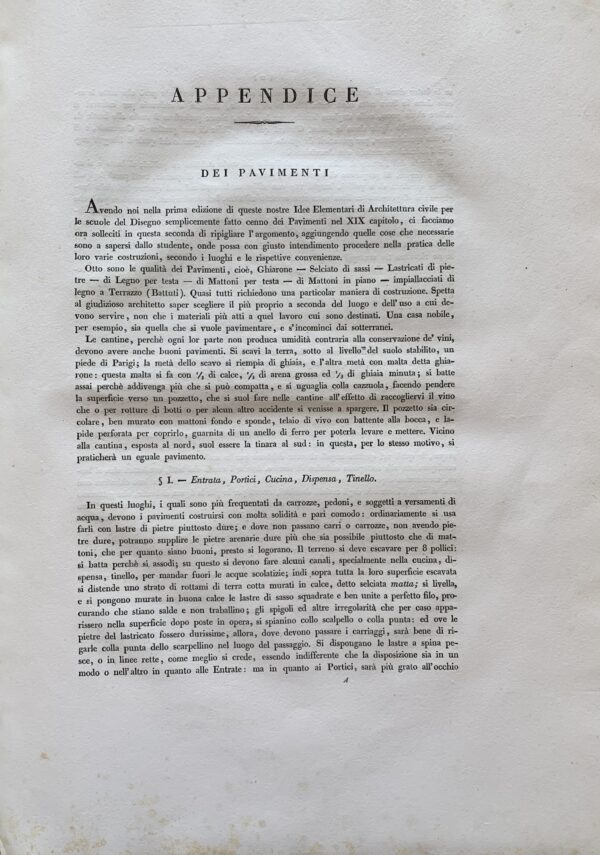Giovanni Antolini - Idee elementari di architettura civile  [Fratelli Masi Bologna, 1813] e Giovanni Antolini - Le rovine di Veleia   [Società Tipografica Classici Italiani Milano, 1819]