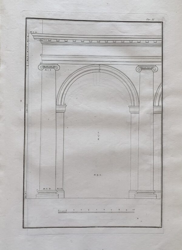 Giovanni Antolini - Idee elementari di architettura civile  [Fratelli Masi Bologna, 1813] e Giovanni Antolini - Le rovine di Veleia   [Società Tipografica Classici Italiani Milano, 1819]