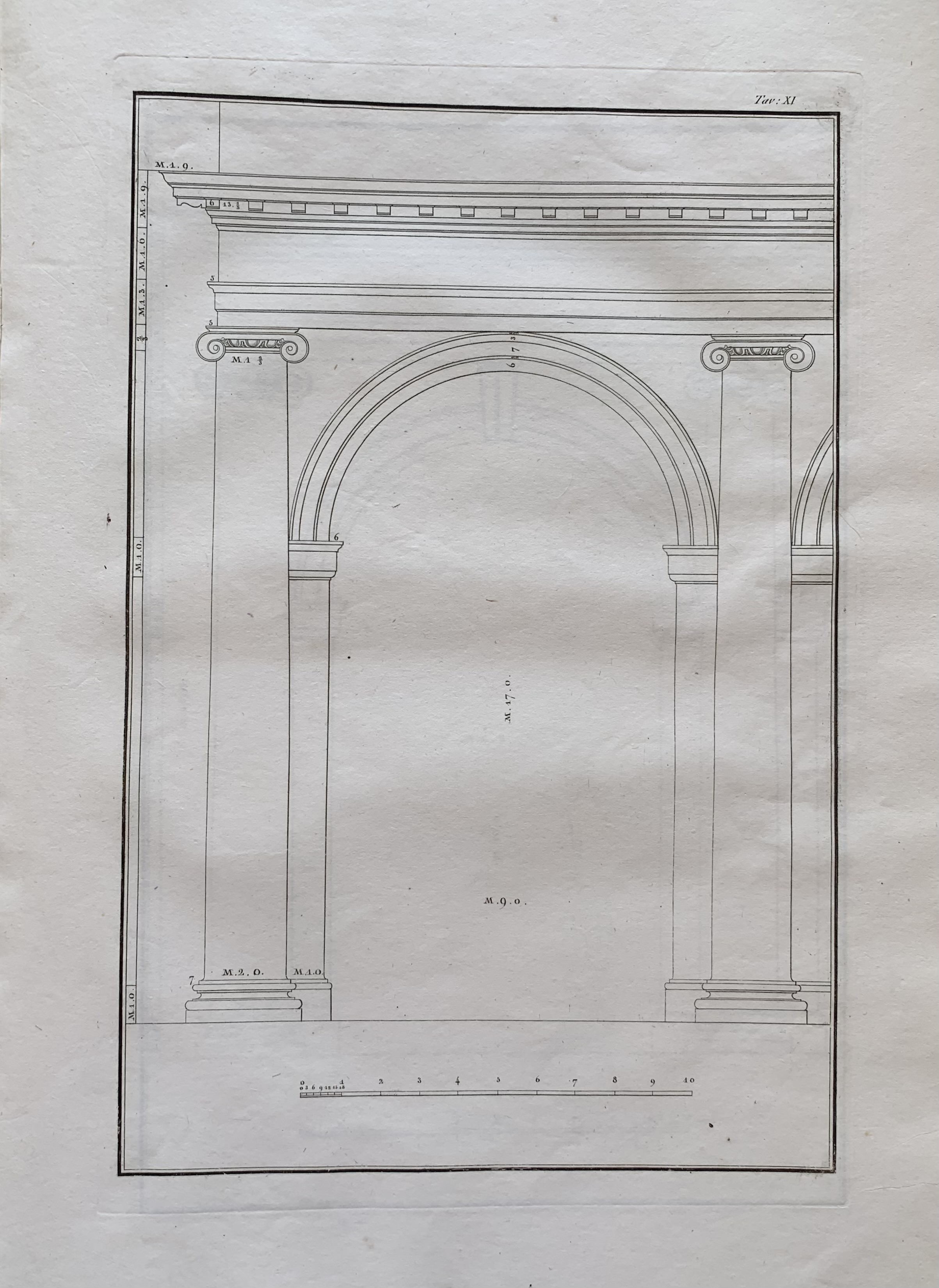 Giovanni Antolini - Idee elementari di architettura civile  [Fratelli Masi Bologna, 1813] e Giovanni Antolini - Le rovine di Veleia   [Società Tipografica Classici Italiani Milano, 1819] - immagine 5