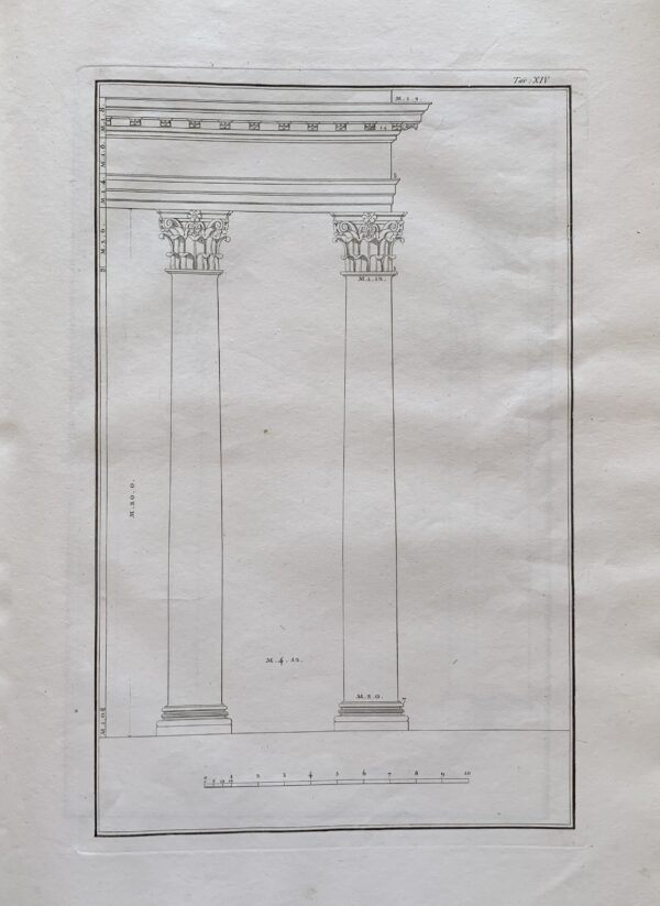 Giovanni Antolini - Idee elementari di architettura civile  [Fratelli Masi Bologna, 1813] e Giovanni Antolini - Le rovine di Veleia   [Società Tipografica Classici Italiani Milano, 1819]