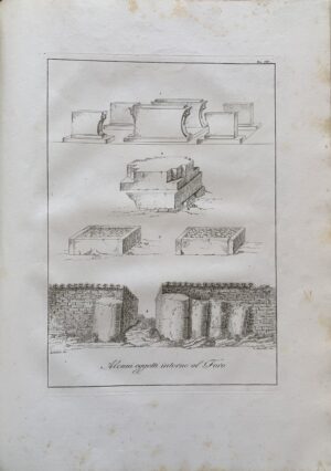 Giovanni Antolini - Idee elementari di architettura civile  [Fratelli Masi Bologna, 1813] e Giovanni Antolini - Le rovine di Veleia   [Società Tipografica Classici Italiani Milano, 1819] - immagine 9