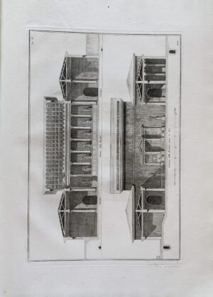 Giovanni Antolini - Idee elementari di architettura civile  [Fratelli Masi Bologna, 1813] e Giovanni Antolini - Le rovine di Veleia   [Società Tipografica Classici Italiani Milano, 1819] - immagine 10