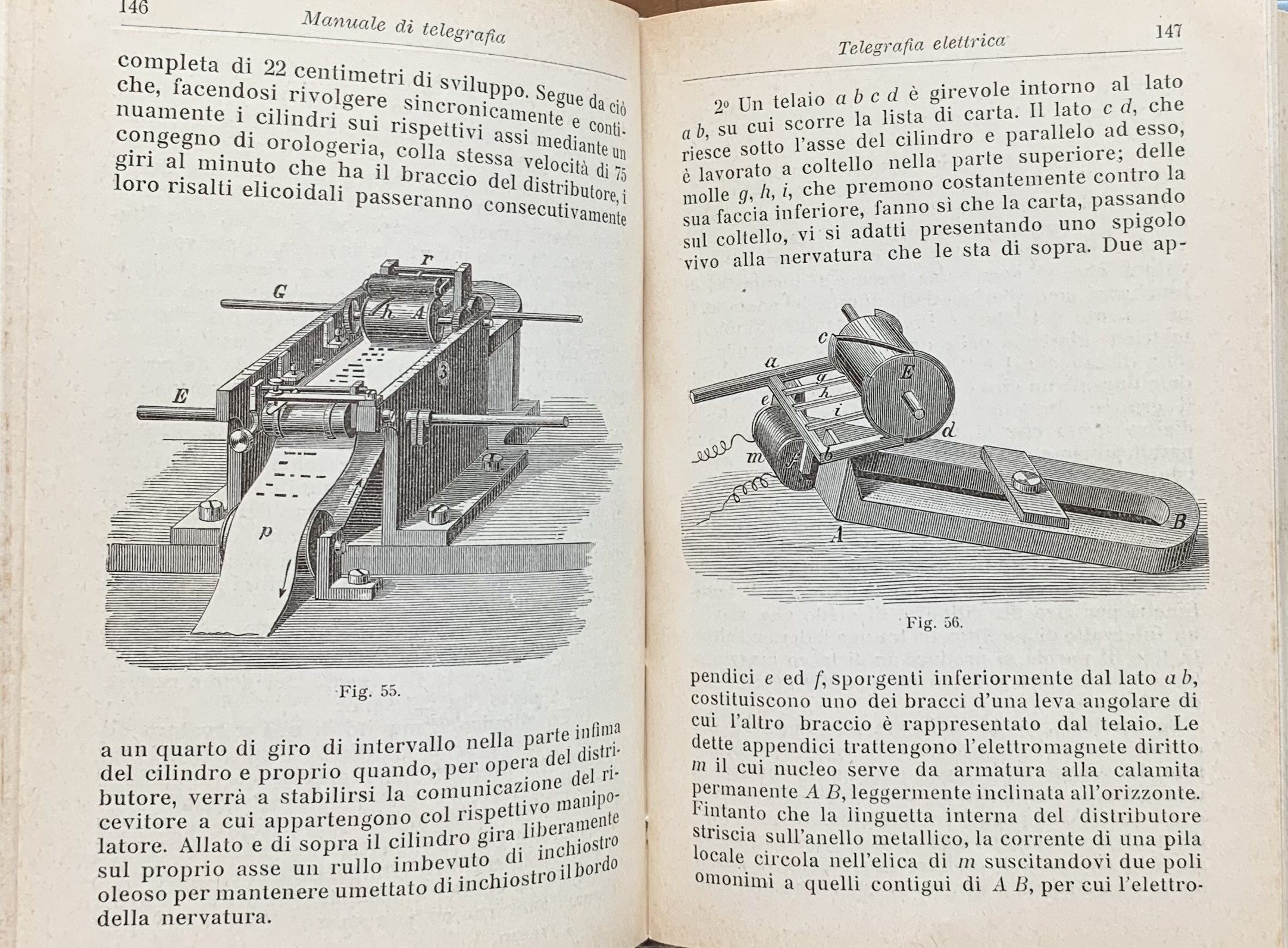 Rinaldo Ferrini e Carlo Cantani - Manuale di telegrafia elettrica, aerea, sottomarina e senza fili   [Hoepli Milano, 1916] - immagine 4