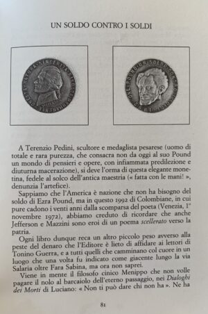 Tonino Guerra - L'albero dell'acqua (dedicato soprattutto a Ezra Pound) con medaglia editoriale allegata   [Scheiwiller Milano, 1992] - immagine 6
