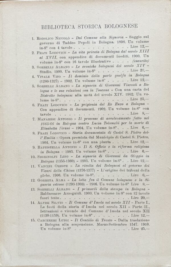 Lodovico Frati - Storia documentata di Castel S. Pietro dell'Emilia   [Zanichelli Bologna, 1904]