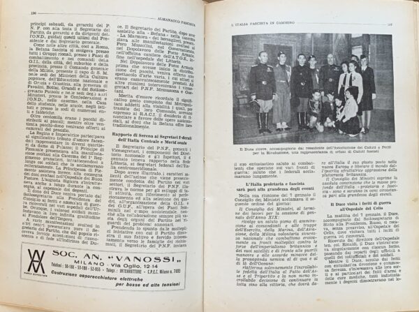 Arrigo De Angelis (a cura di) - Almanacco fascista del Popolo d'Italia 1942   [Tipografia del Popolo d'Italia Milano, 1941]