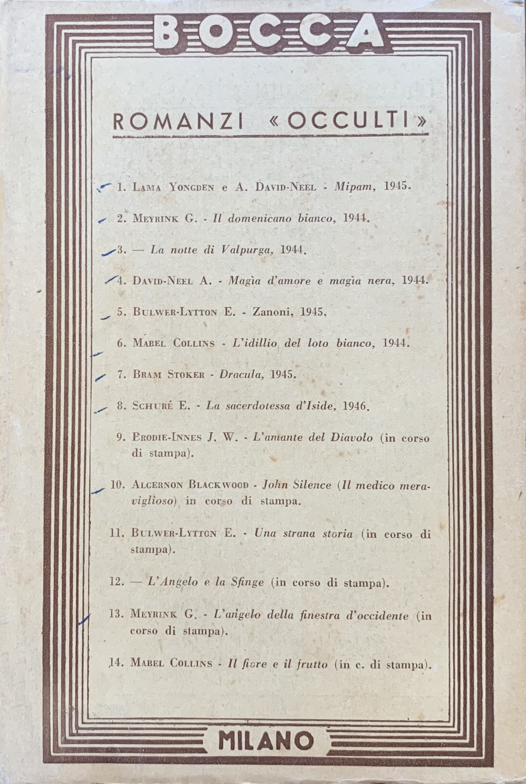 Edoardo Schuré - La sacerdotessa di Iside   [Fratelli Bocca Milano, 1946] - immagine 2