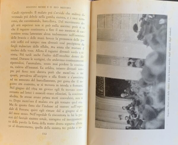 Spallicci, Aldo - Augusto Murri e il suo metodo d'indagine clinica   [Mondadori, 1944]