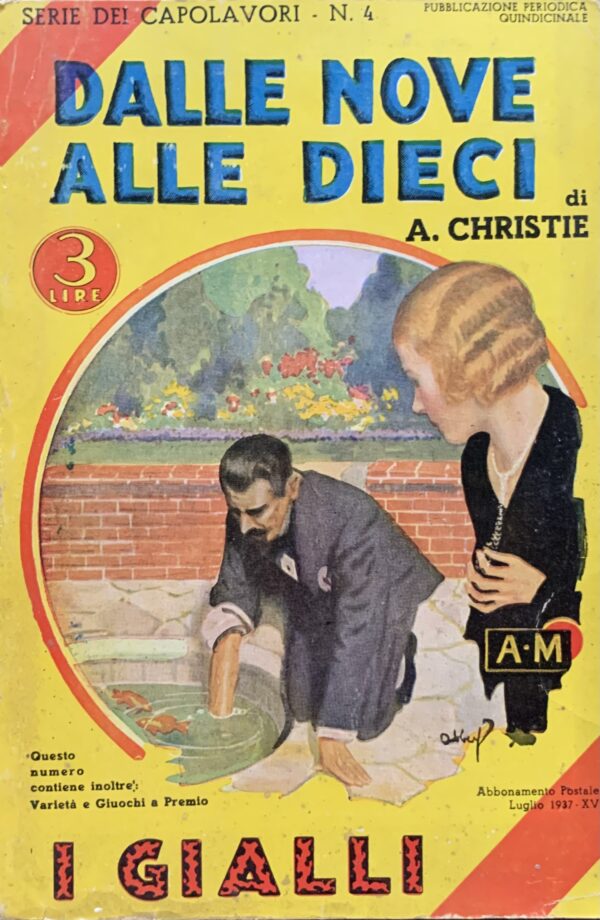 Christie, Agatha - Dalle nove alle dieci   [Mondadori Milano, 1937]