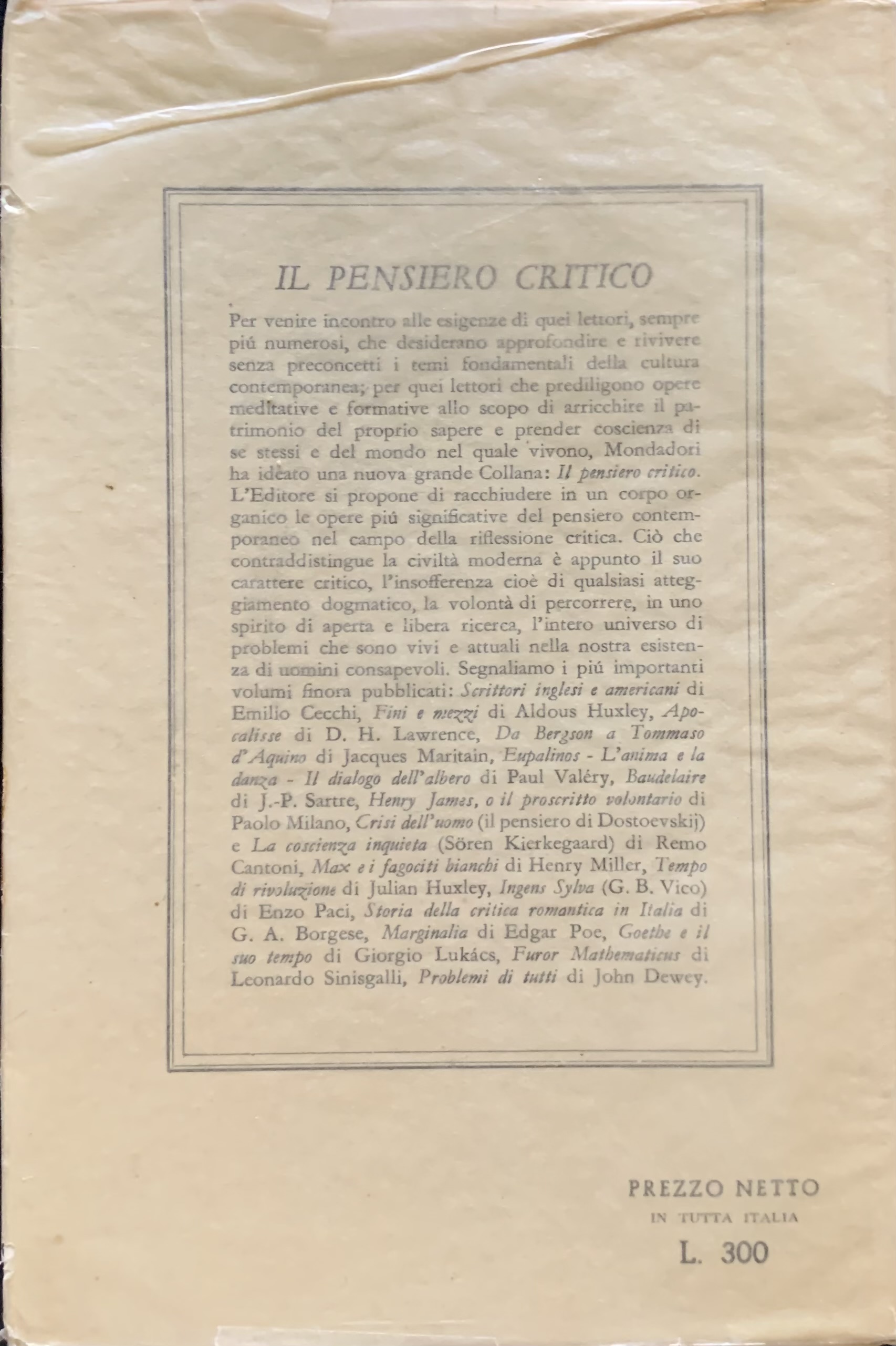 Saba, Umberto - Trieste e una donna 1910-1912   [Mondadori Milano, 1950] - immagine 2
