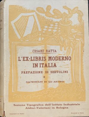 Ratta, Cesare - L'Ex-libris moderno in Italia   [Ratta Editore Bologna, 1933]