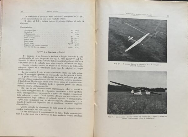 Frati, Stelio - L'aliante   [Hoepli Milano, 1946]