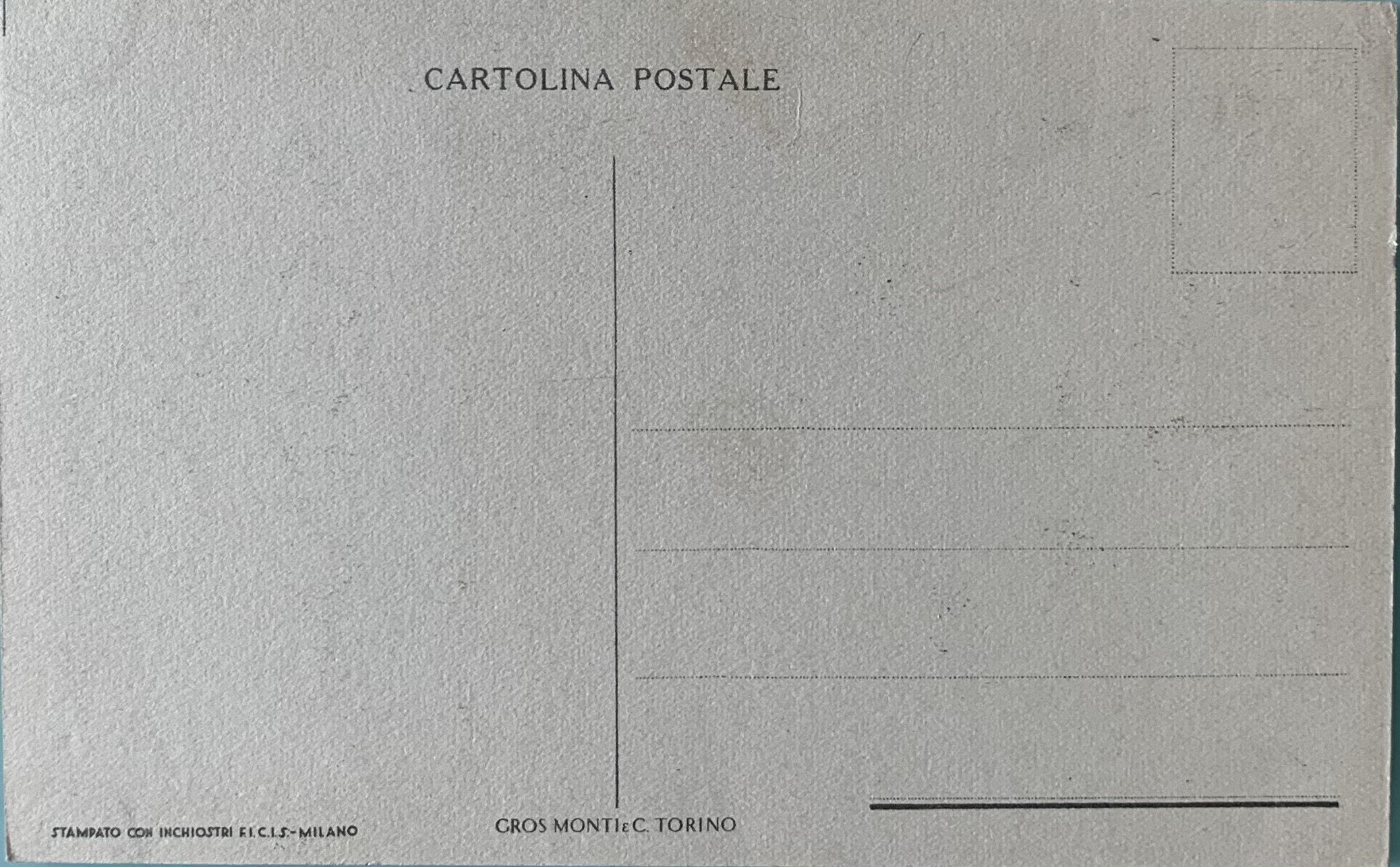 Cartolina d'epoca - 1° Concorso Nazionale Triennale Zootecnico 1930 - immagine 2