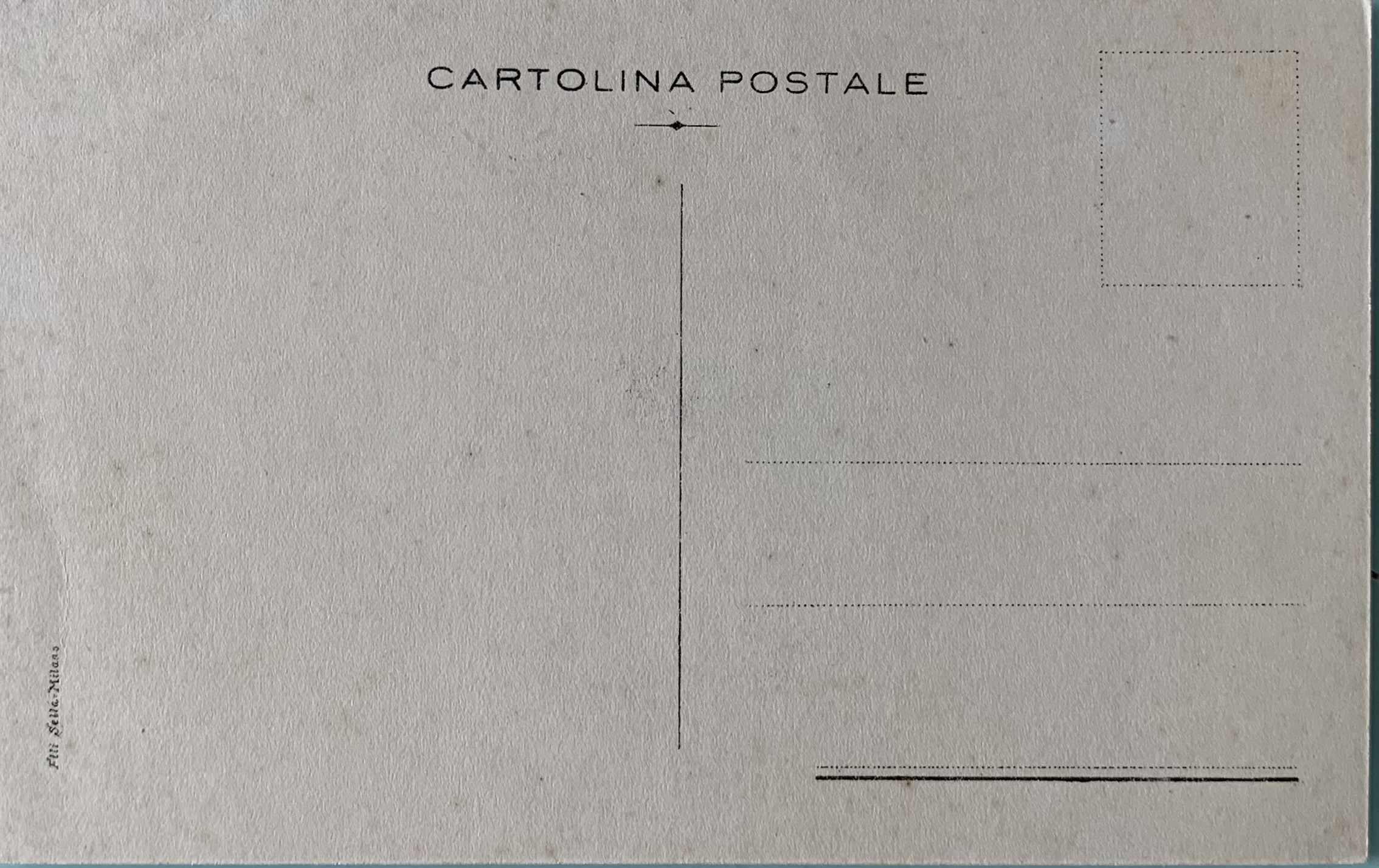 Cartolina d'epoca - Seme Bachi Abele Ziglioli Crema 1920 - immagine 2