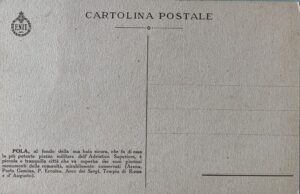 Cartolina d'epoca - ENIT. Pola Venezia Giulia 1930 - immagine 2