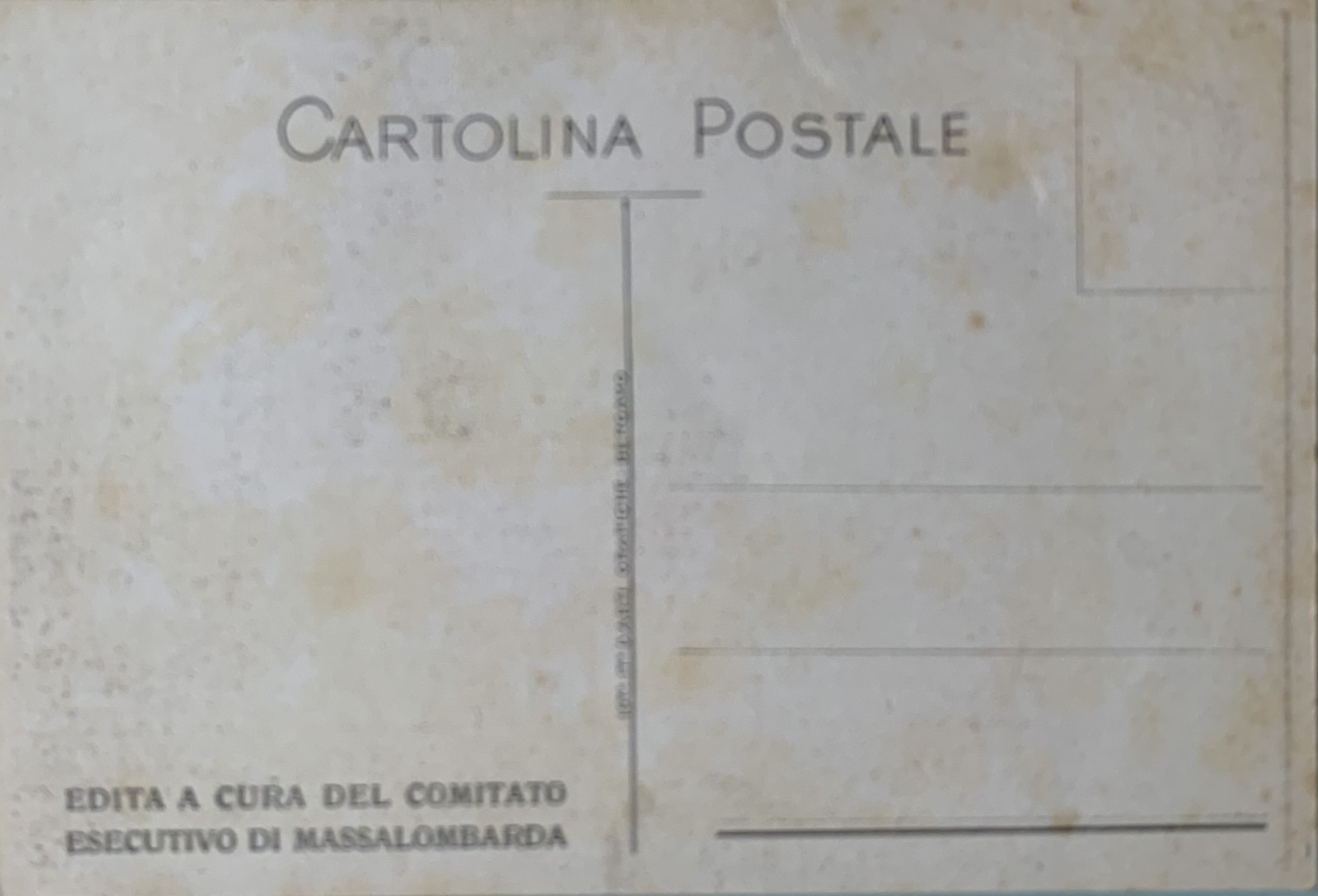 Cartolina d'epoca - II^ Esposizione Nazionale di Frutticoltura Massalombarda 1927 - immagine 2