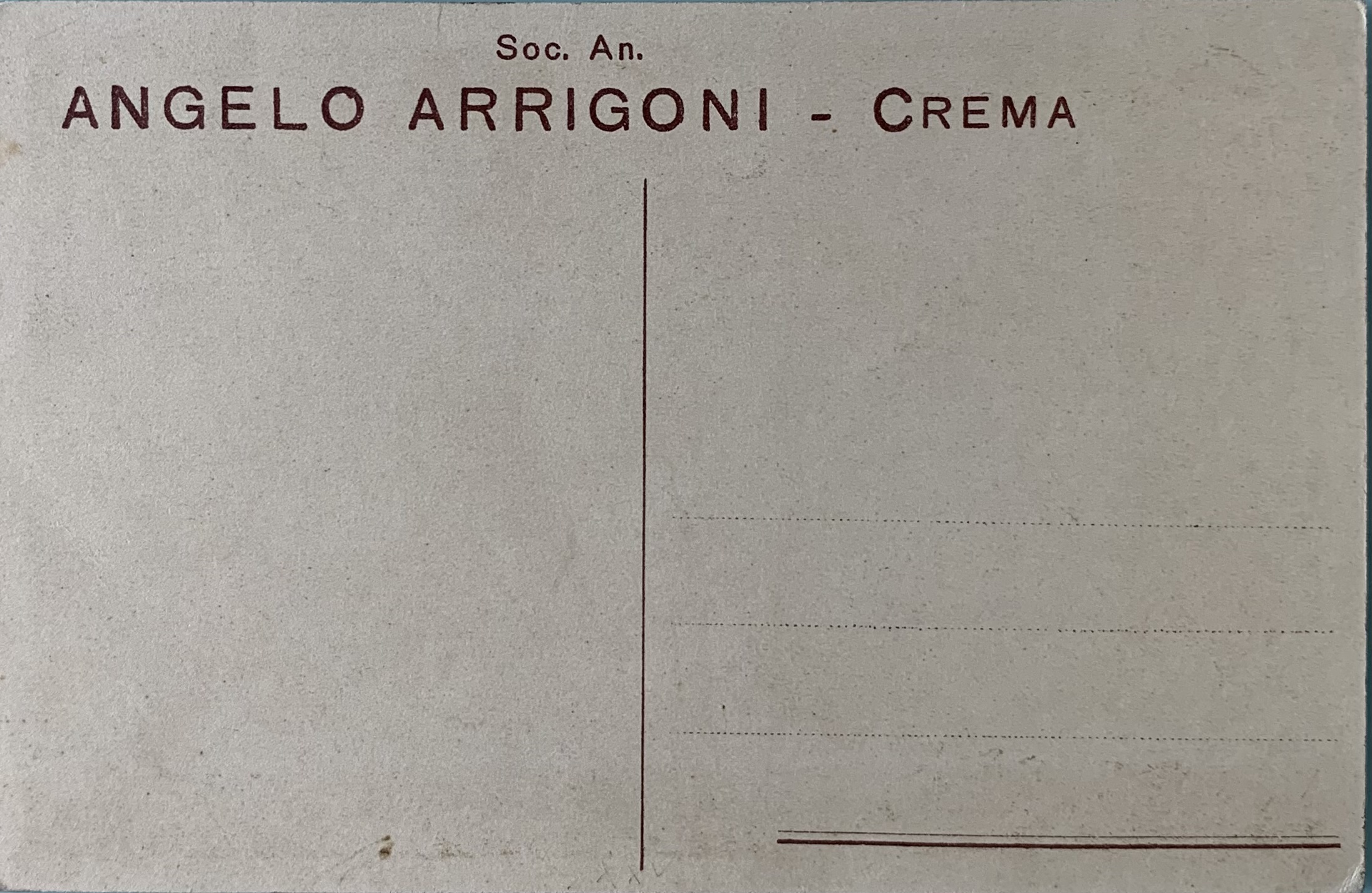 Cartolina d'epoca - Formaggi Arrigoni Crema 1929 - immagine 2