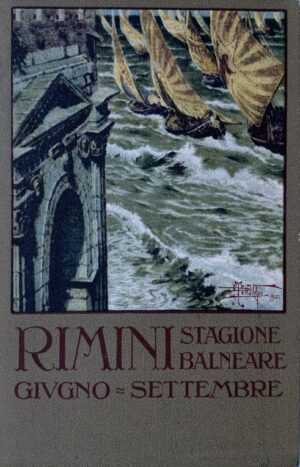 Cartolina d'epoca - Stagione Balneare Rimini 1922