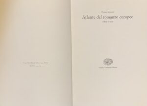 Moretti, Franco - Atlante del romanzo europeo 1800-1900   [Einaudi Torino, 1998] - immagine 3