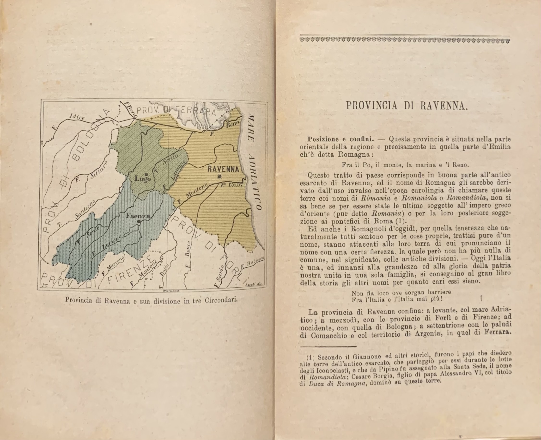 Corti, Siro - Le provincie d'Italia sotto l'aspetto geografico e storico. Regione Emiliana. Provincia di Ravenna   [Paravia Torino, 1894] - immagine 4