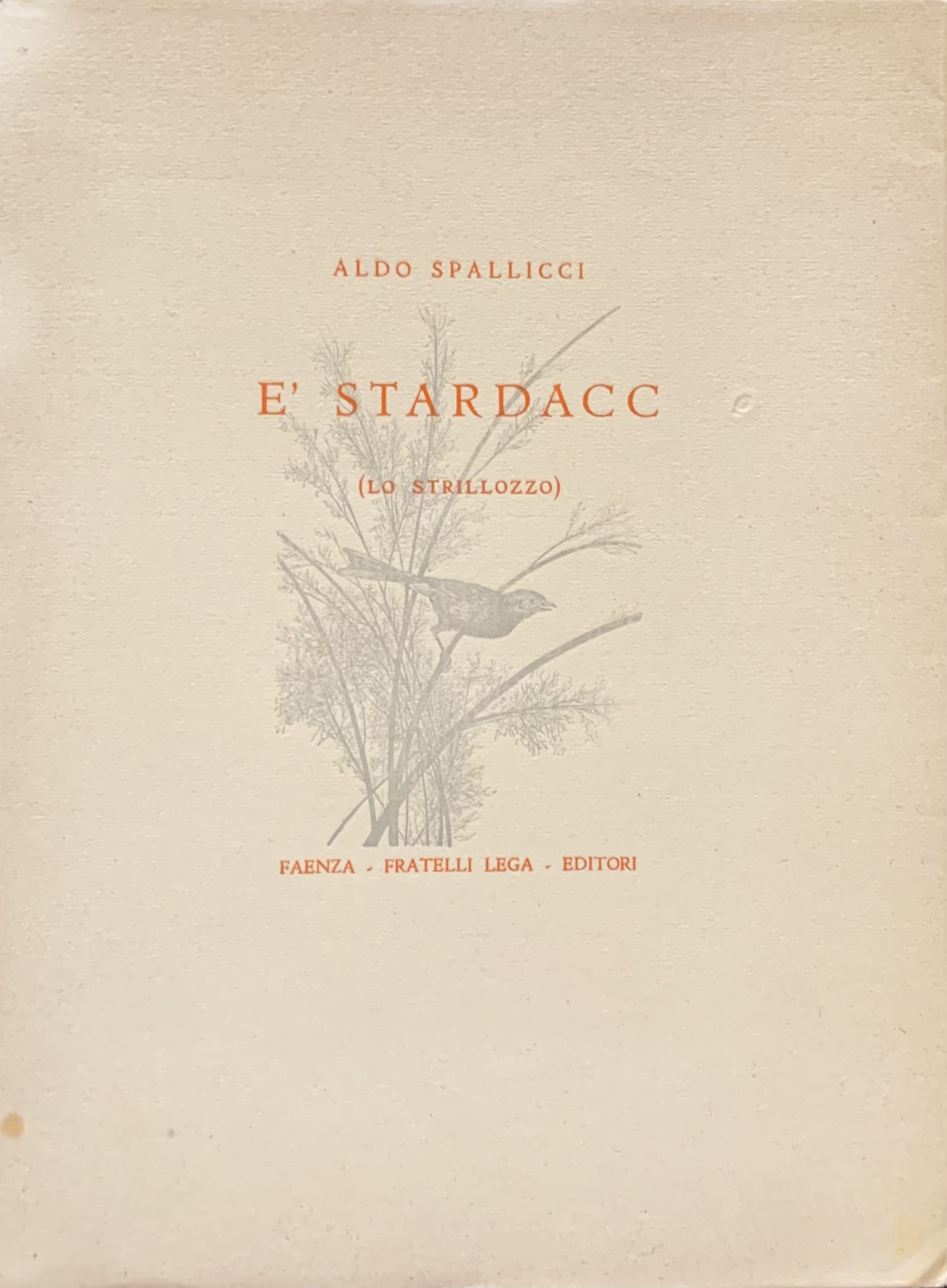 Spallicci, Aldo - E' Stardacc (Lo Strillozzo)   [Fratelli Lega Faenza, 1939] - immagine 1