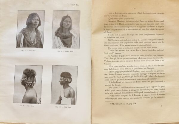 Pollera, Alberto - I Baria e i Cunama   [Reale Società Geografica Roma, 1913]