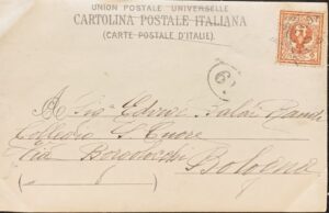 Cartolina d'epoca - Viguzzolo (Alessandria). Via XX Settembre 1904 - immagine 2
