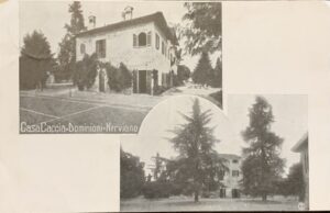 Cartolina d'epoca - Nerviano (Milano). Casa Caccia Dominioni 1914