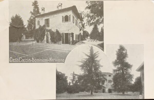 Cartolina d'epoca - Nerviano (Milano). Casa Caccia Dominioni 1914