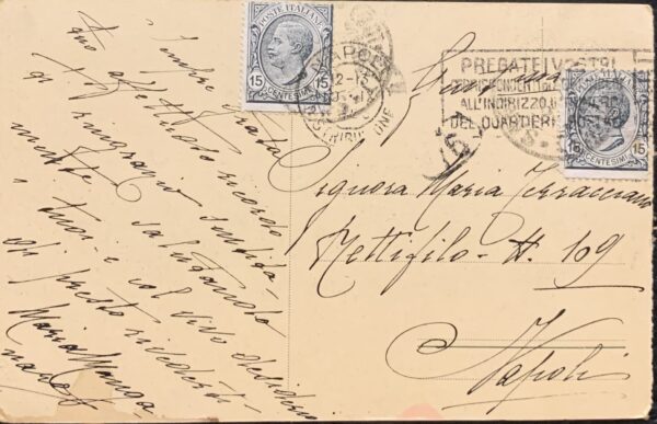 Cartolina d'epoca - Tripoli (Libia). Proclamazione della pace al popolo 1923