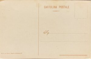 Cartolina d'epoca - Esercito Italiano (Artiglieria da Campagna). Trieste 1918 - immagine 2