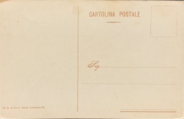 Cartolina d'epoca - Esercito Italiano (Artiglieria da Campagna). Trieste 1918
