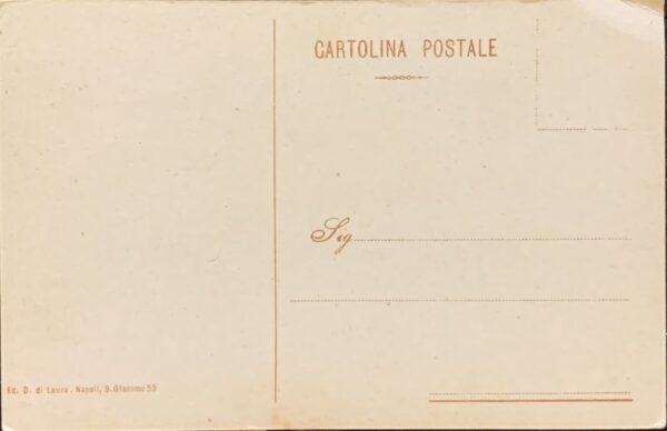 Cartolina d'epoca - Esercito Italiano (Finanziere). Trieste - Piazza Grande 1918