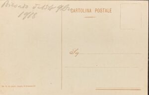 Cartolina d'epoca - Esercito Italiano (Genio). Trieste - Castello di Miramar 1918 - immagine 2