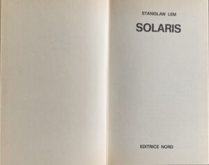 Lem, Stanislaw - Solaris   [Editrice Nord Milano, 1973] - immagine 3